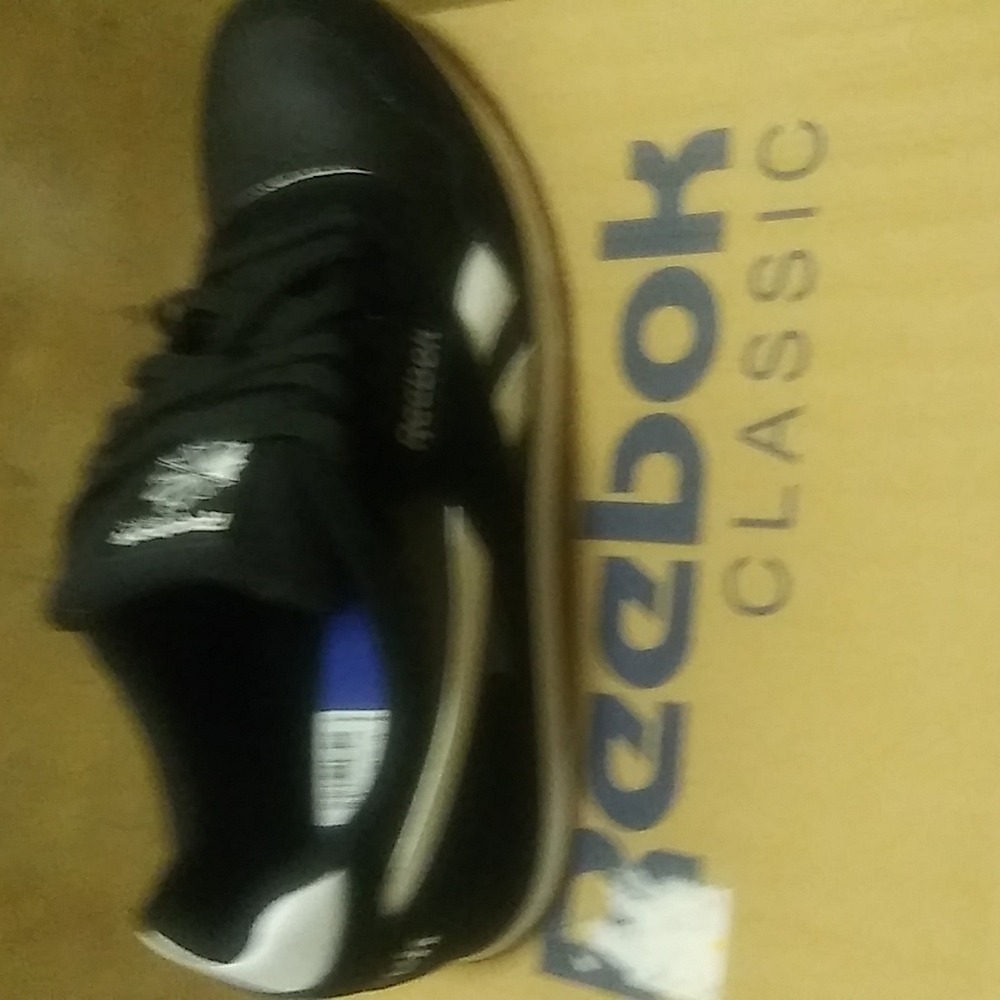 Men's Black Reebok Classis Sneakers